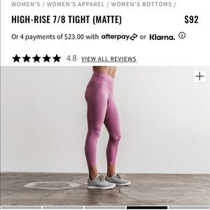 NOBULL High Rise 7/8 Tight | Orchid Matte color | size M